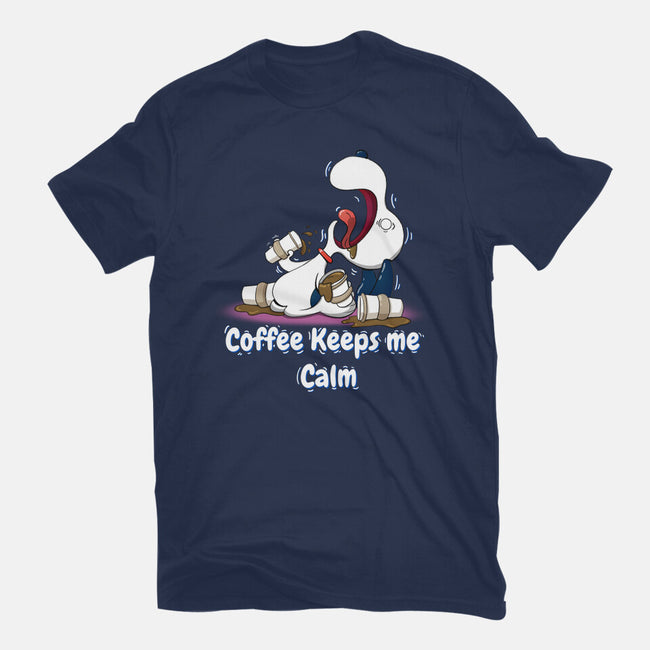 Keeps Me Calm-Unisex-Basic-Tee-MaxoArt