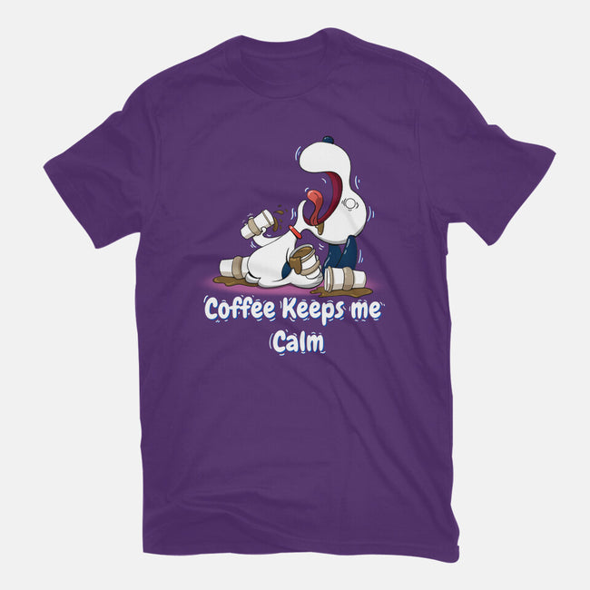 Keeps Me Calm-Womens-Basic-Tee-MaxoArt