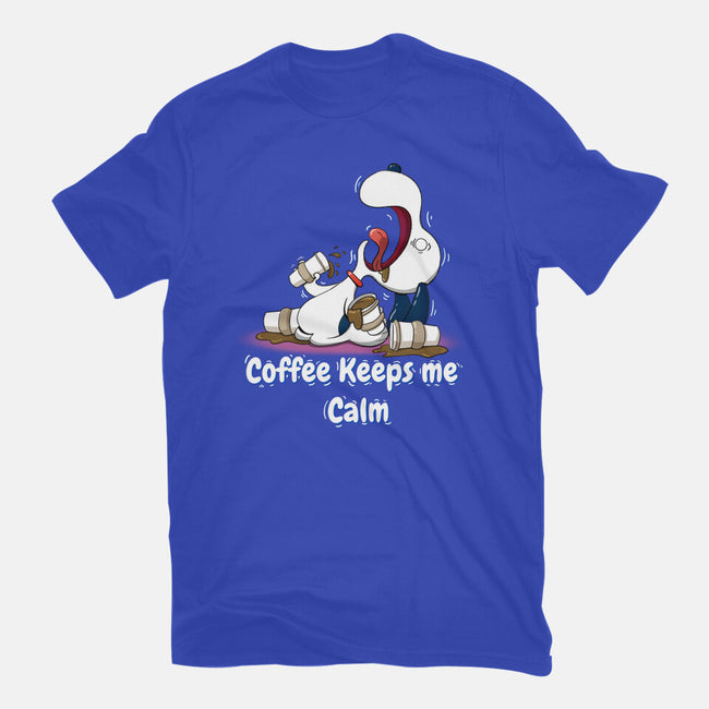 Keeps Me Calm-Unisex-Basic-Tee-MaxoArt