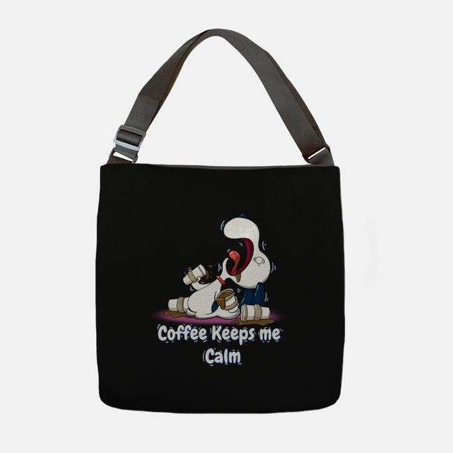 Keeps Me Calm-None-Adjustable Tote-Bag-MaxoArt