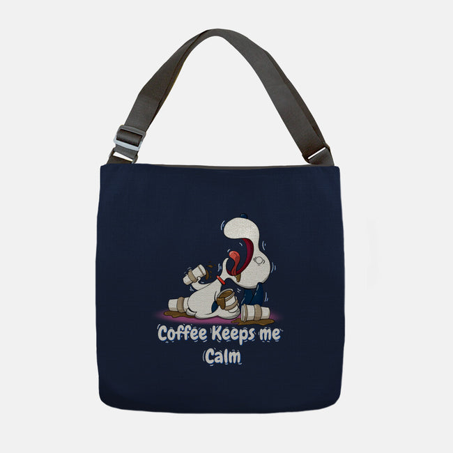 Keeps Me Calm-None-Adjustable Tote-Bag-MaxoArt
