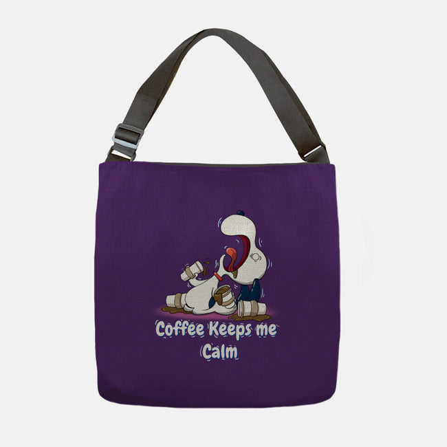 Keeps Me Calm-None-Adjustable Tote-Bag-MaxoArt