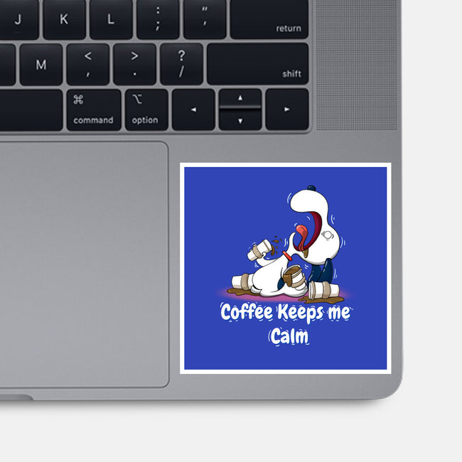 Keeps Me Calm-None-Glossy-Sticker-MaxoArt