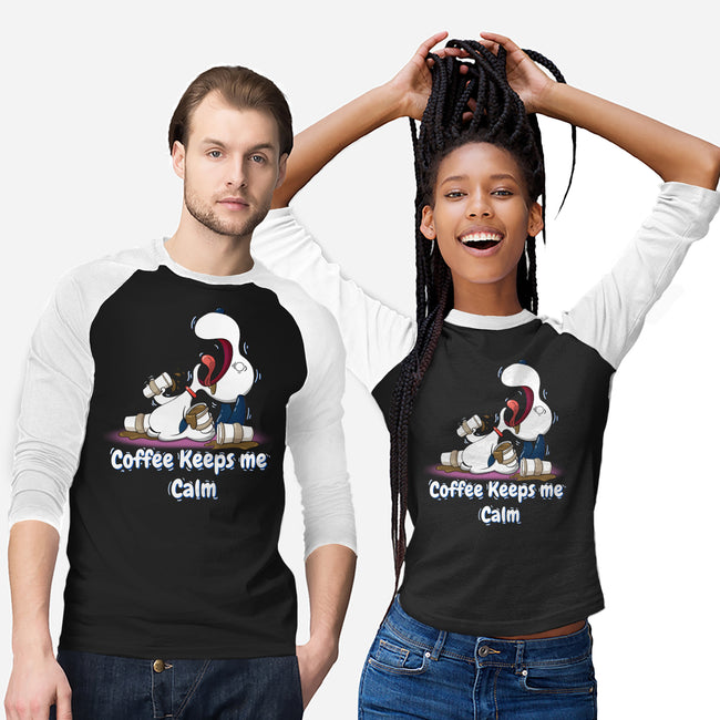 Keeps Me Calm-Unisex-Baseball-Tee-MaxoArt