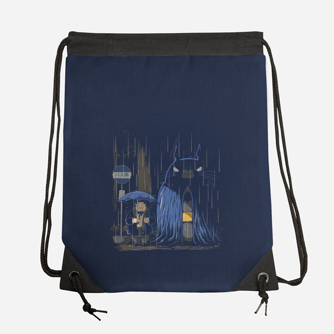 My Neighbor Bat-None-Drawstring-Bag-Betmac