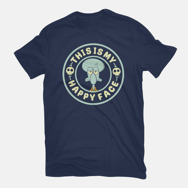 This Is My Happy Face-Womens-Fitted-Tee-Tri haryadi