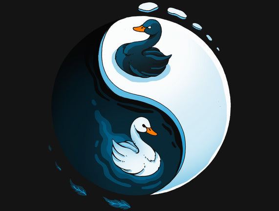 Swan White And Black