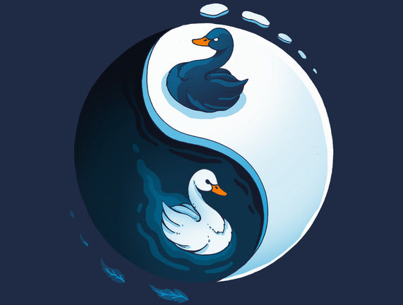 Swan White And Black