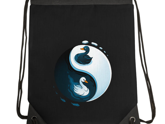Swan White And Black