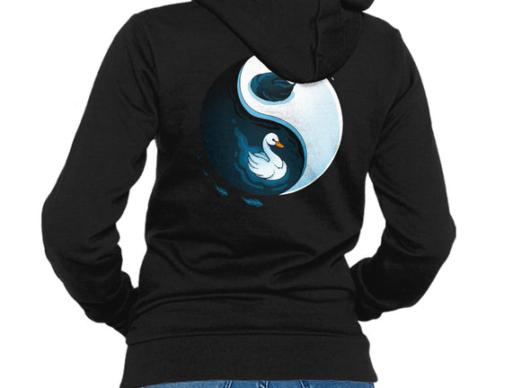 Swan White And Black