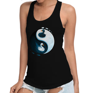 Swan White And Black