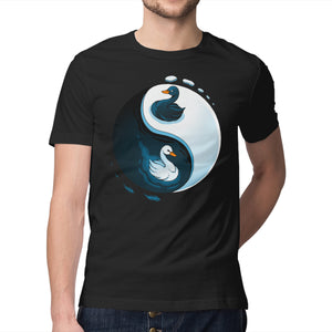 Swan White And Black