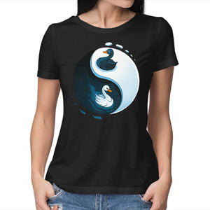 Swan White And Black