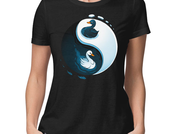 Swan White And Black