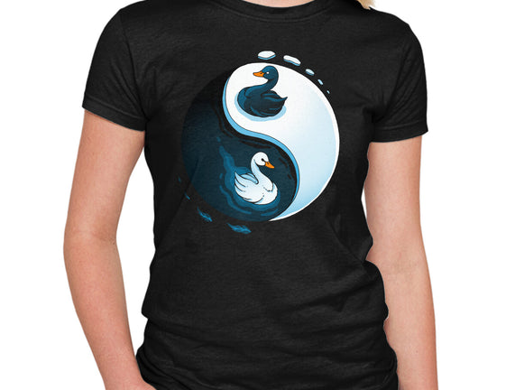 Swan White And Black