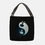 Swan White And Black-None-Adjustable Tote-Bag-Vallina84