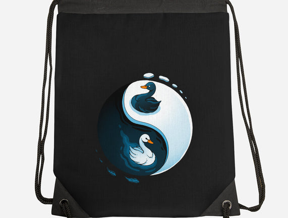 Swan White And Black
