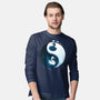 Swan White And Black-Mens-Long Sleeved-Tee-Vallina84
