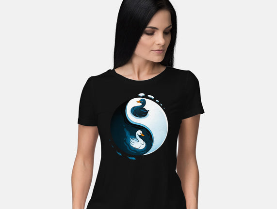 Swan White And Black