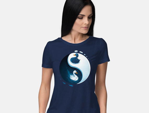 Swan White And Black