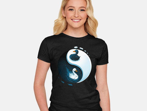 Swan White And Black
