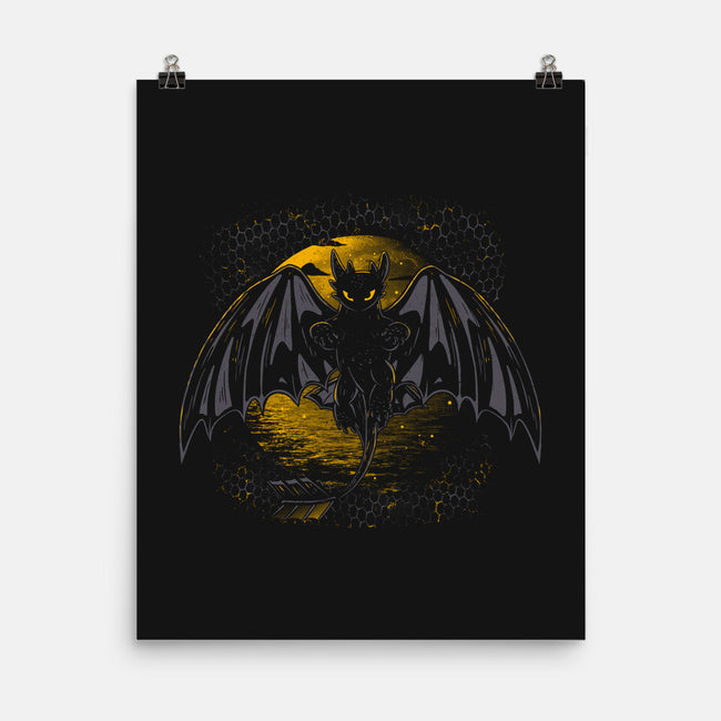 Night Dragon-None-Matte-Poster-yumie