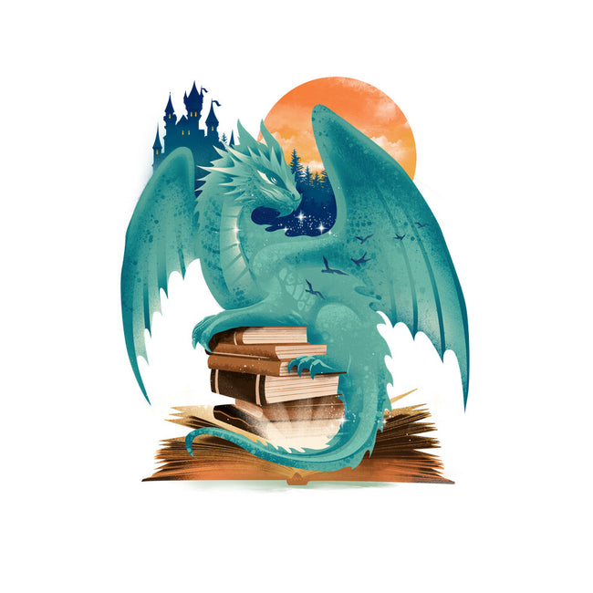 Book Of Dragon And Fantasy-None-Glossy-Sticker-dandingeroz