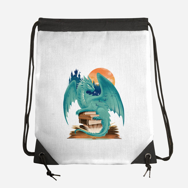 Book Of Dragon And Fantasy-None-Drawstring-Bag-dandingeroz