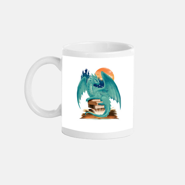 Book Of Dragon And Fantasy-None-Mug-Drinkware-dandingeroz