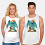 Book Of Dragon And Fantasy-Unisex-Basic-Tank-dandingeroz