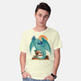 Book Of Dragon And Fantasy-Mens-Basic-Tee-dandingeroz