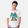 Book Of Dragon And Fantasy-Mens-Basic-Tee-dandingeroz