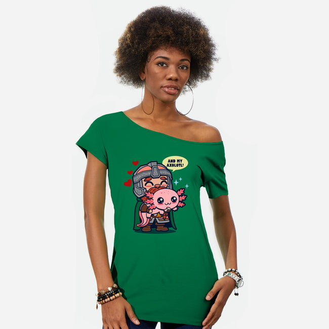 And My Axolotl-Womens-Off Shoulder-Tee-Boggs Nicolas