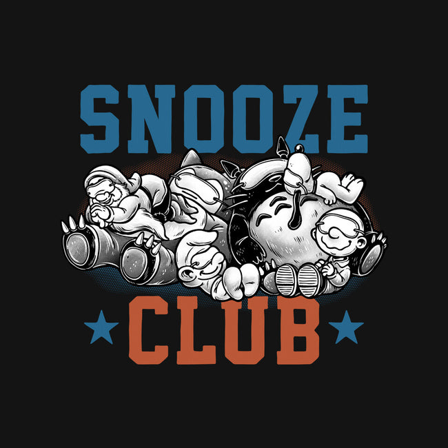 Snooze Club-Womens-Fitted-Tee-glitchygorilla