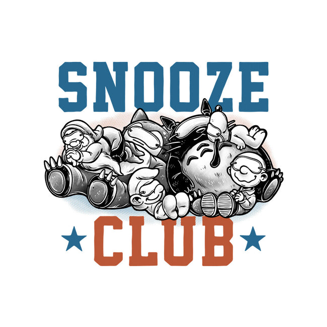 Snooze Club-Womens-Fitted-Tee-glitchygorilla