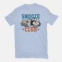 Snooze Club-Womens-Fitted-Tee-glitchygorilla