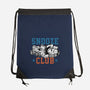 Snooze Club-None-Drawstring-Bag-glitchygorilla