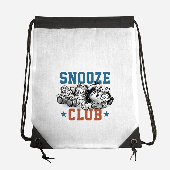 Snooze Club-None-Drawstring-Bag-glitchygorilla