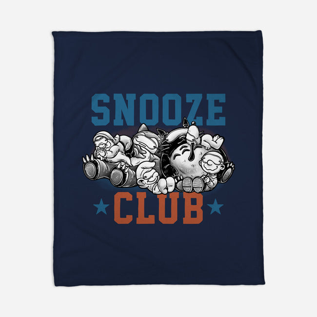 Snooze Club-None-Fleece-Blanket-glitchygorilla