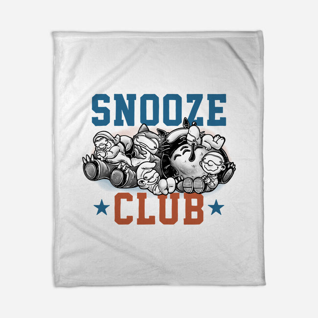 Snooze Club-None-Fleece-Blanket-glitchygorilla