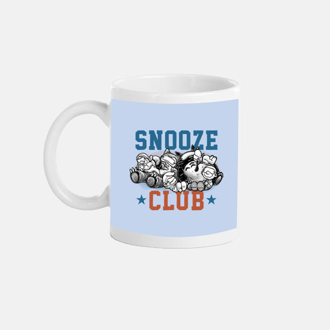 Snooze Club-None-Mug-Drinkware-glitchygorilla