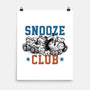 Snooze Club-None-Matte-Poster-glitchygorilla