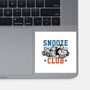 Snooze Club-None-Glossy-Sticker-glitchygorilla