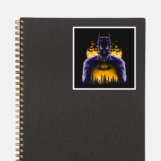 Bat Knight-None-Glossy-Sticker-rmatix