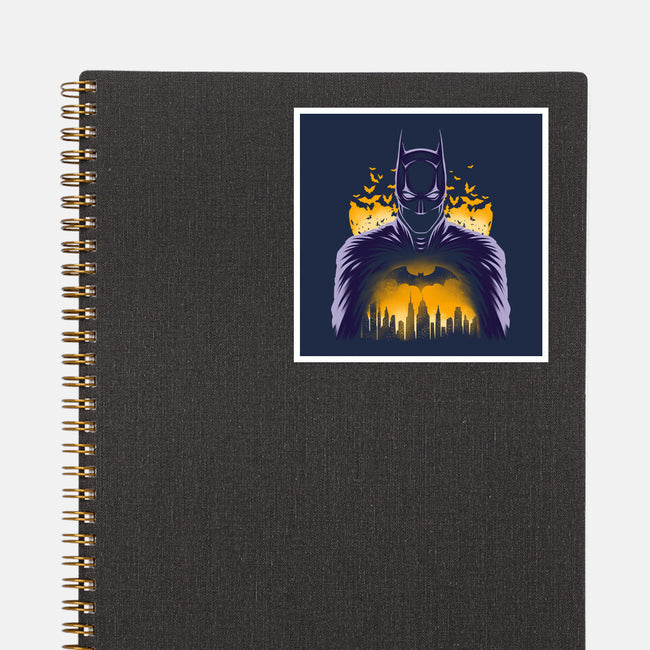 Bat Knight-None-Glossy-Sticker-rmatix