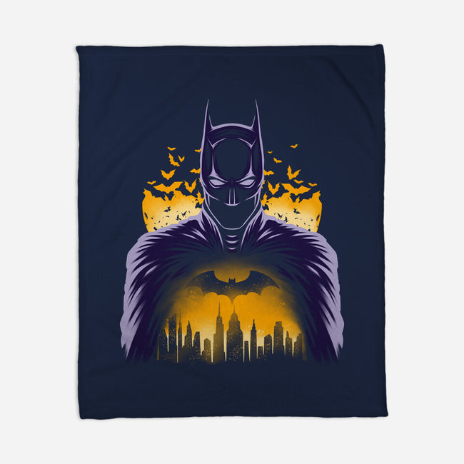 Bat Knight-None-Fleece-Blanket-rmatix