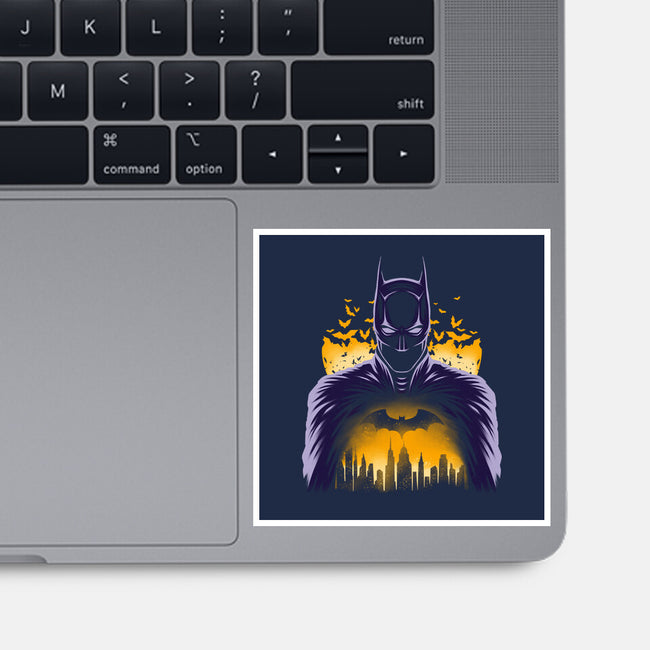 Bat Knight-None-Glossy-Sticker-rmatix