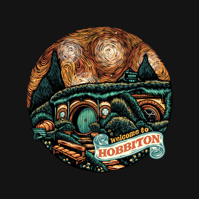 Welcome To Hobbiton-Womens-Basic-Tee-glitchygorilla