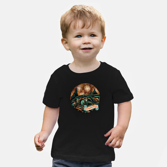 Welcome To Hobbiton-Baby-Basic-Tee-glitchygorilla