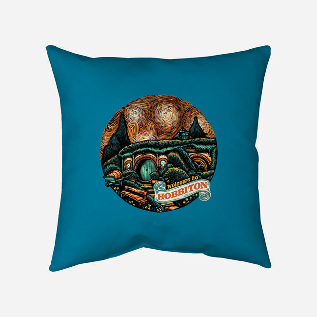 Welcome To Hobbiton-None-Removable Cover w Insert-Throw Pillow-glitchygorilla